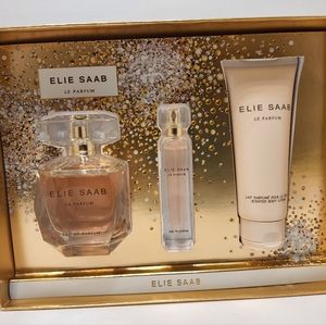 ELIE SAAB LE PARFUM 3 PCS SET: 3 OZ EDP SP + 10 ML EDP SP + 2.5 OZ BODY LOTION